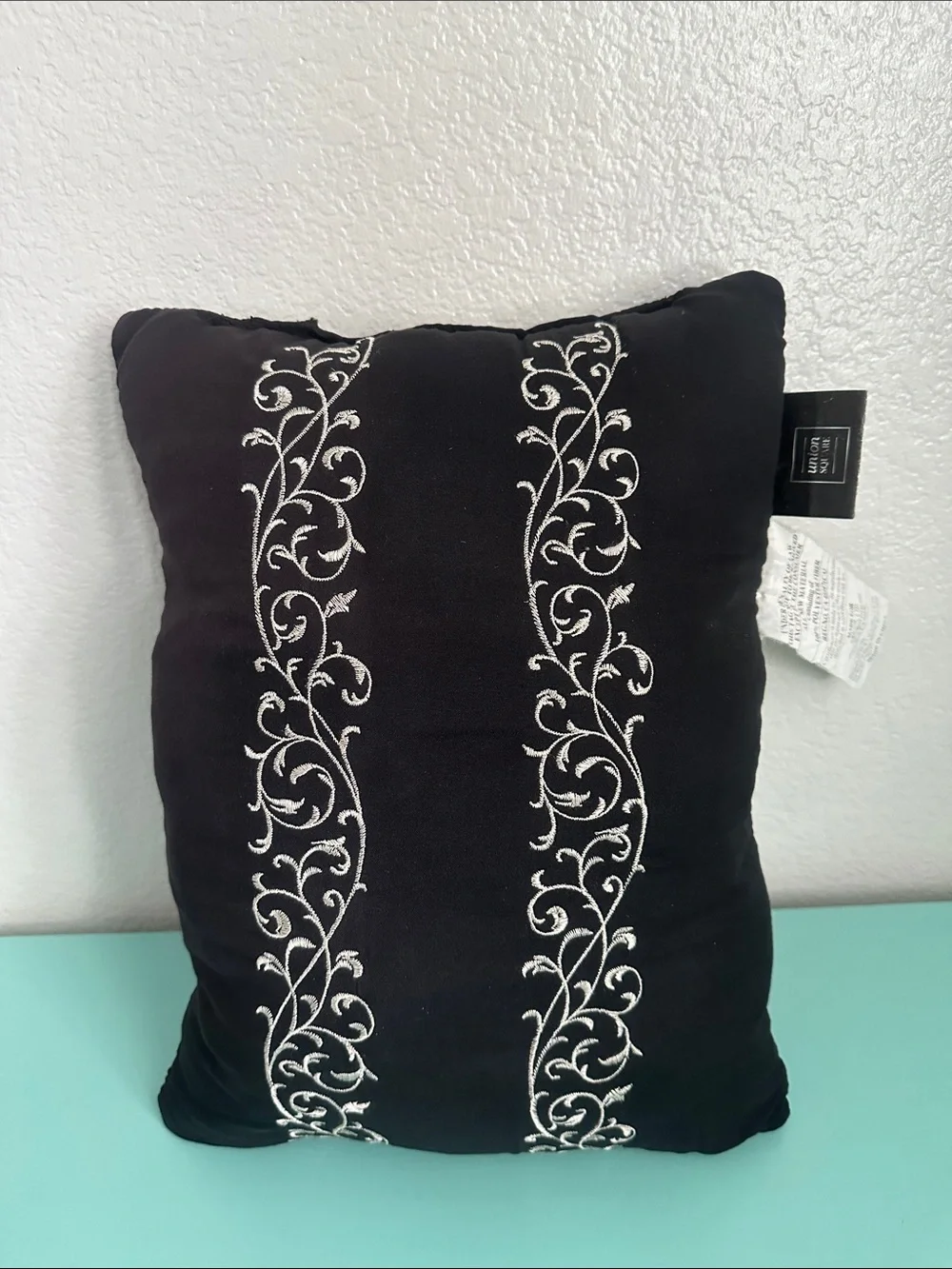 Union Square collection decorative black throw pillow-brand new/never used.